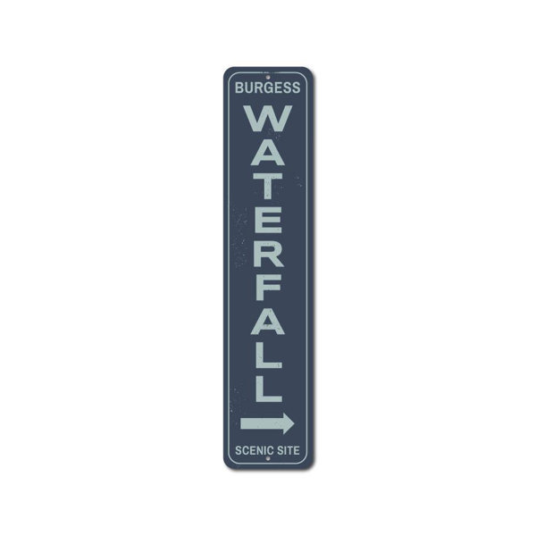 Lizton Sign Shop Inc Waterfall Vertical Custom Aluminum Sign Wayfair